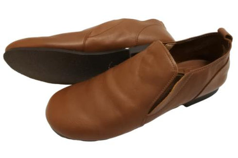 【KOBE DADA CAM-8 ブラウン】本革サイドゴアスリッポンシューズ